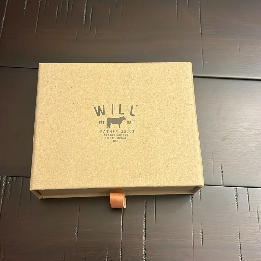 Will Leather Goods Card Case Wallet new Whisky